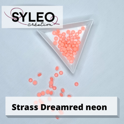 Nicht-Hotfix-Strasssteine von SYLEO in traumroter Neonfarbe