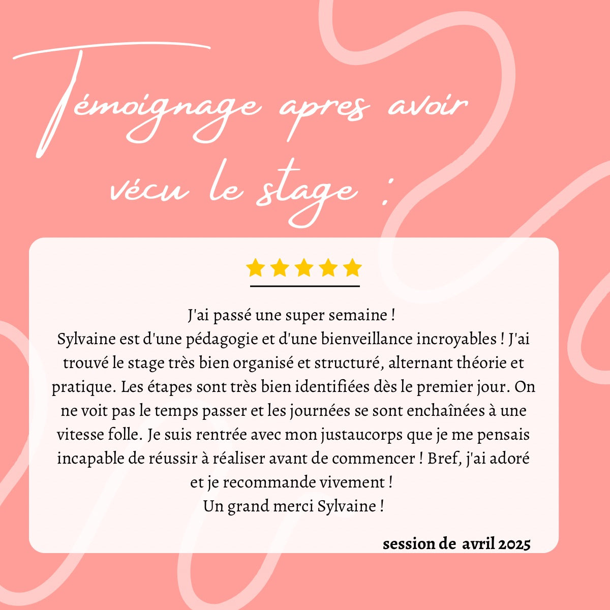 Stage de couture « Apprends à coudre ton justaucorps » - 35 h en présentiel