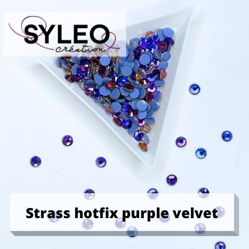 SYLEO Hotfix-Strasssteine Kristallfarbe AB: Größe SS20 - 480 Strasssteine