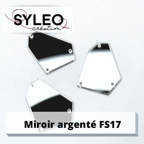 Miroir à coudre forme FS17 argent
