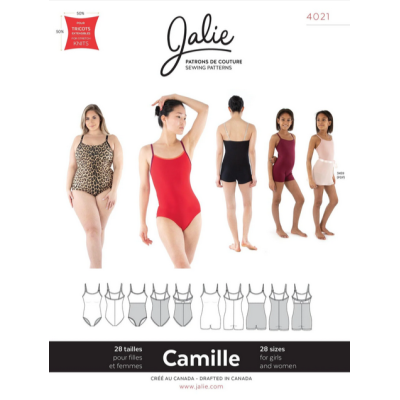 Jalie leotard pattern with thin straps 4021