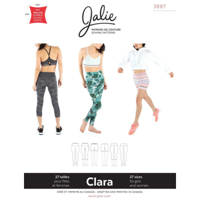 Pattern jalie high waisted leggings3887