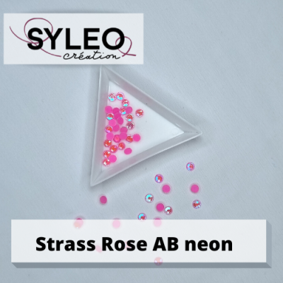 SYLEO non hotfix trass color Rose AB neon: Size ss20 - 144 RoseAB rhinestones