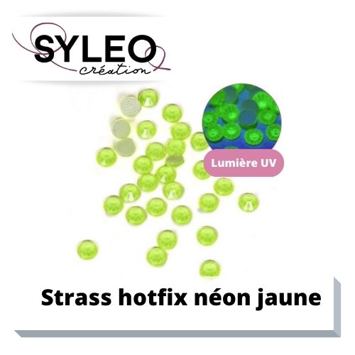 SYLEO Hotfix-Strasssteine ​​Kristallfarbe AB: Größe SS20 - 480 Strasssteine