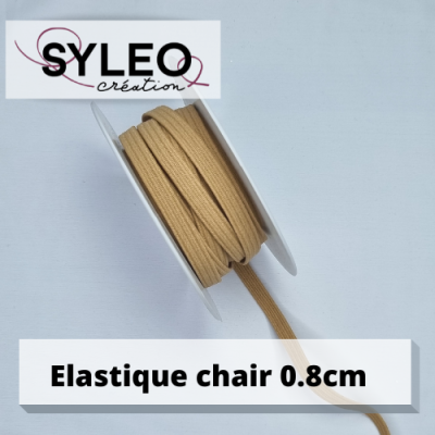 Elastique fin couleur chair