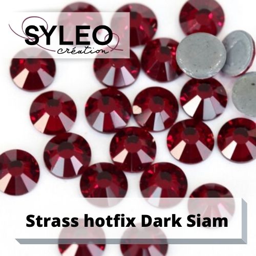 Strass SYLEO hotfix coloris dark siam