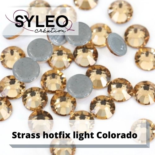 Strass SYLEO hotfix coloris golden shadow