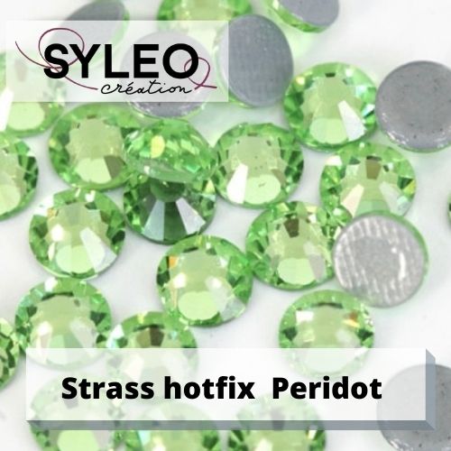 SYLEO Hotfix-Strasssteine ​​Kristallfarbe AB: Größe SS20 - 480 Strasssteine