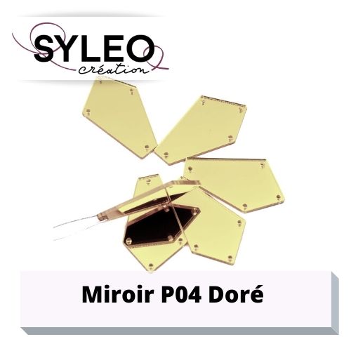 Miroir à coudre pointe P04 argent