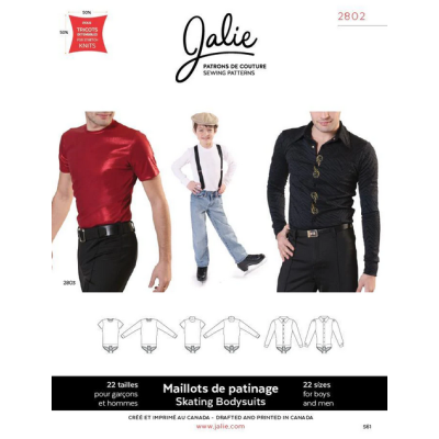 Patron jalie maillot de patinage2802