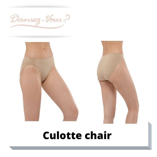 culotte couleur chair sans couture