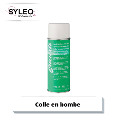 Colle en spray « repositionnable»