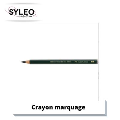 Crayon graphite 9000 Jumbo 8B Faber Castell